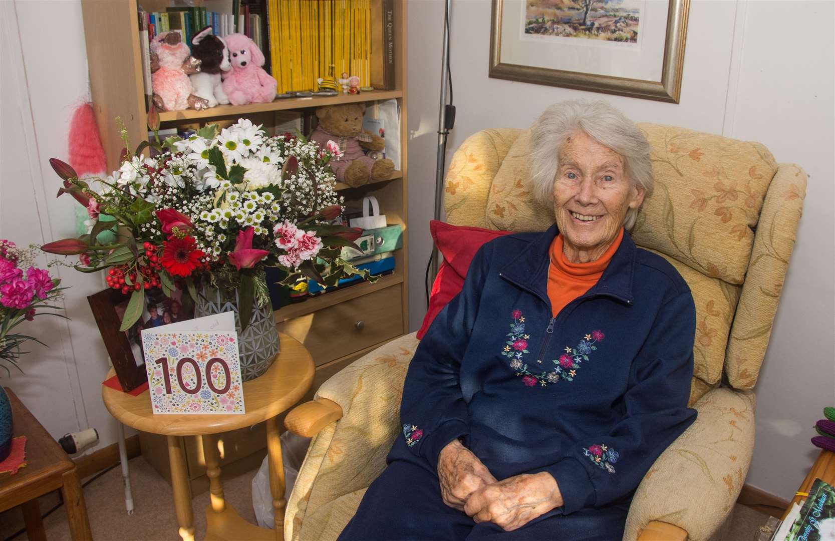 Co-Founder of The Findhorn Foundation Dorothy Maclean celebrates her 100th birthday...Picture: Becky Saunderson..