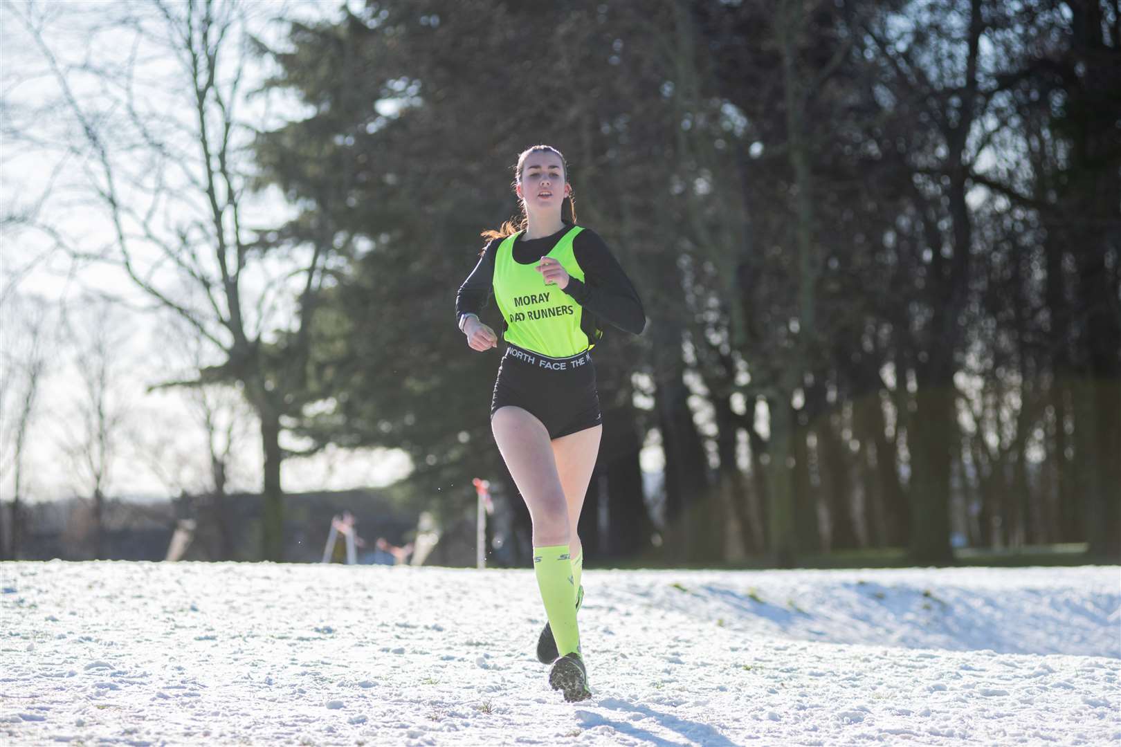 Hannah Stephen - Moray Road Runners - Under 17 Women's Race...North District X-Country League - Grant Park, Forres - 19/02/2022...Picture: Daniel Forsyth..