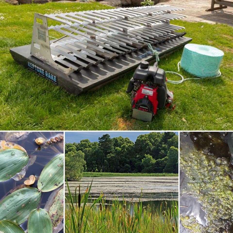 Friends of Blairs Loch are raising money for a weed cropping device called a Neptune Rake to control weed growth without using chemicals.