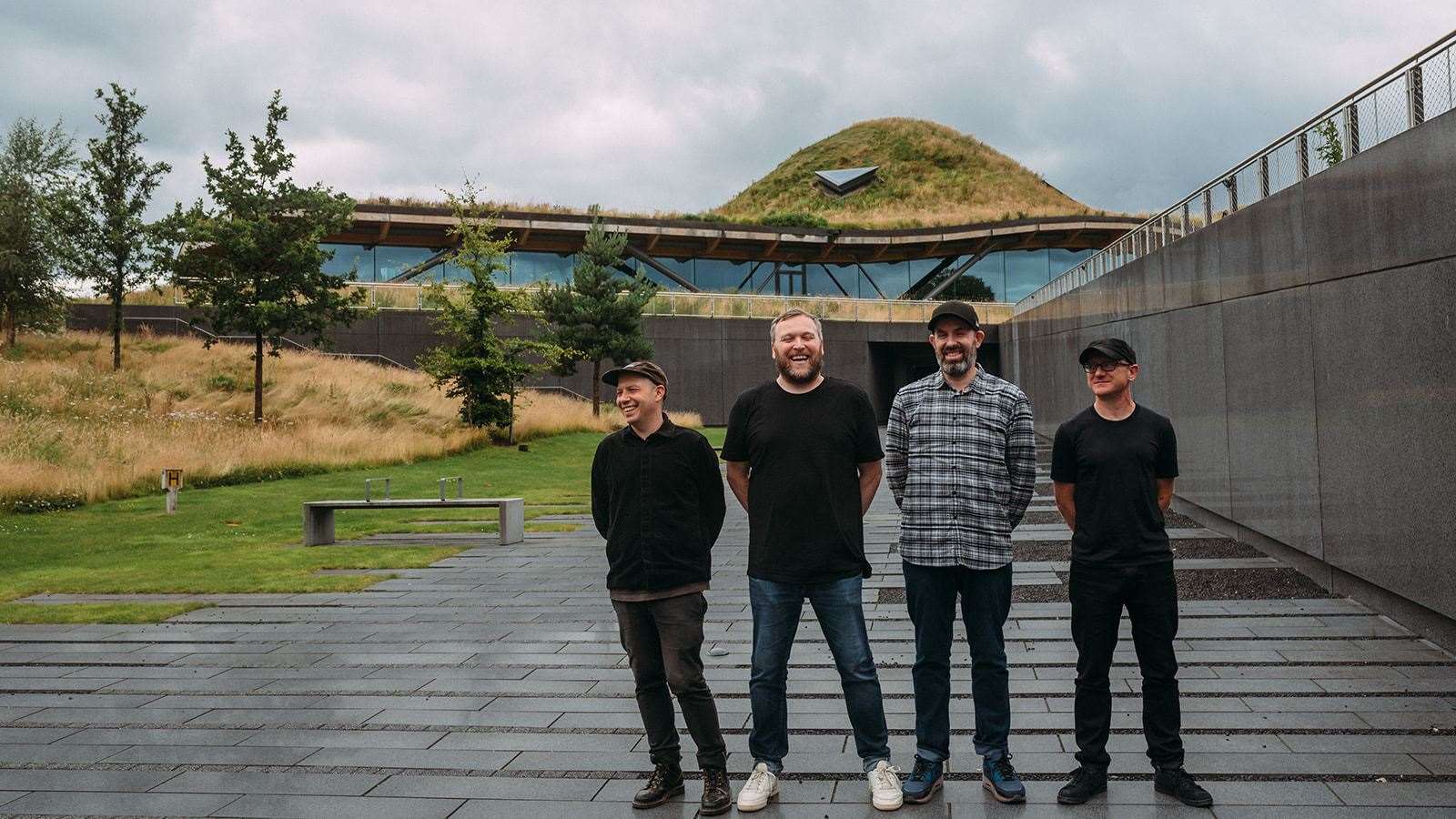 Mogwai outside The Macallan Distillery. Picture: Kevin J Thomson