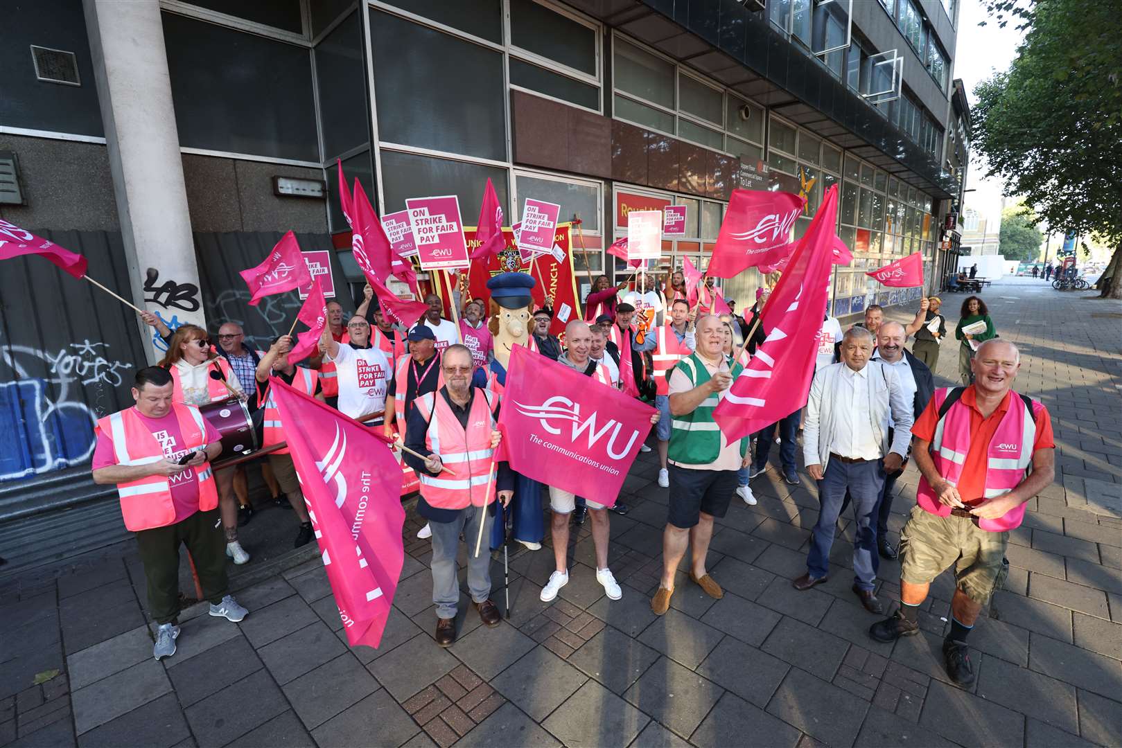 The action is being described as the biggest strike of the summer so far (PA)