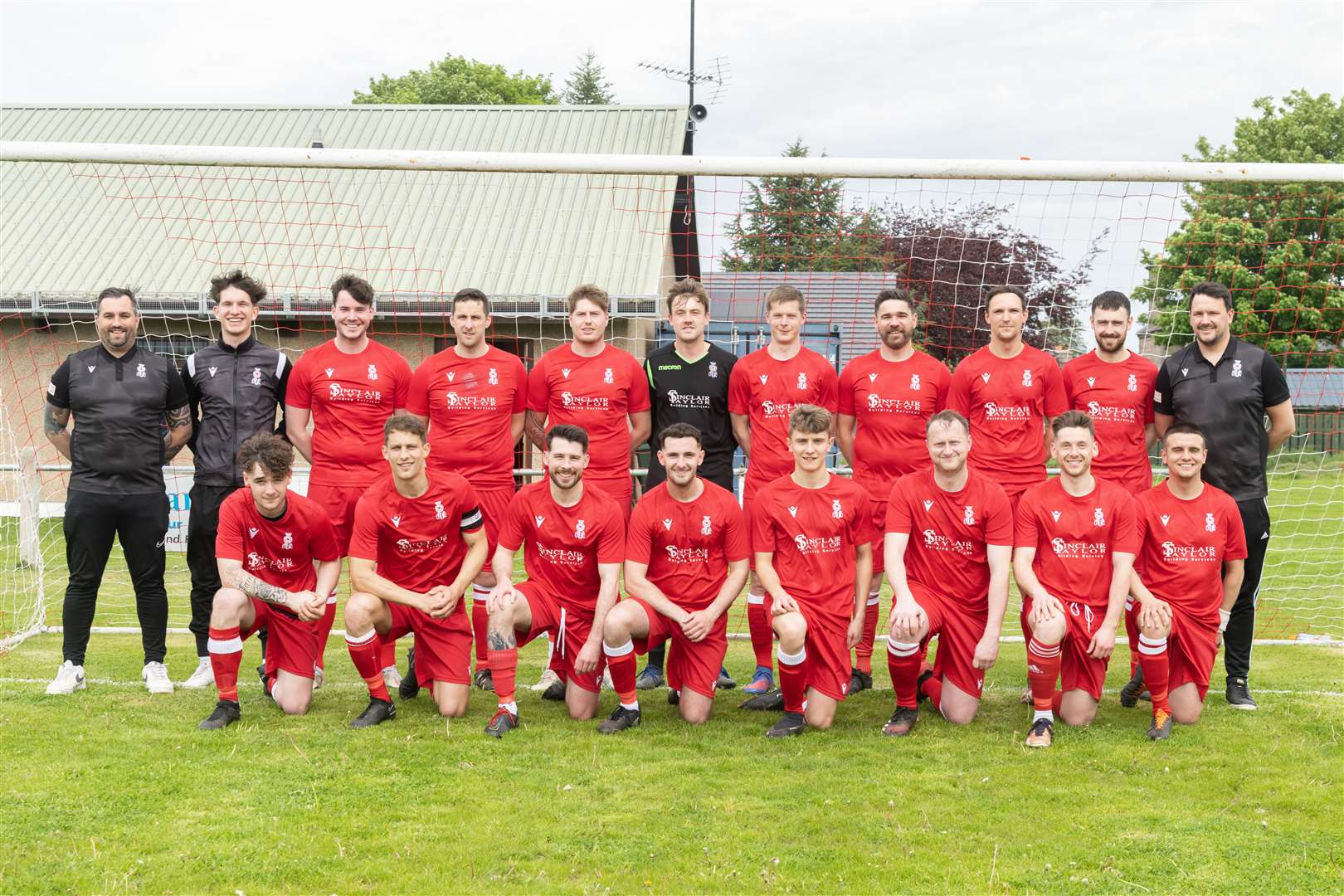 The Forres Thistle team that completed their north junior season with victory over Glentanar on Saturday. Picture: Beth Taylor.