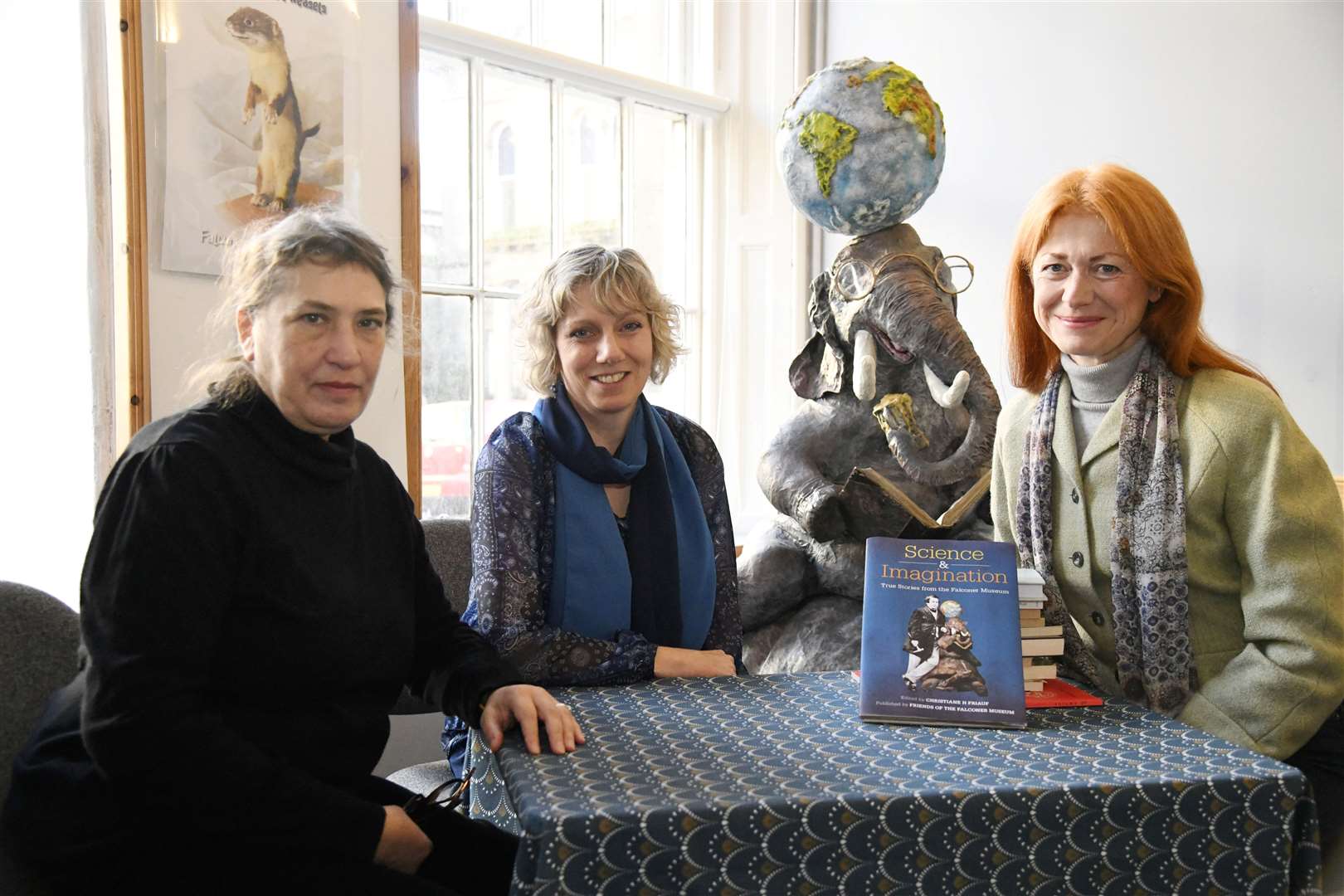 Ruth Fishkin (left) and Dr Alison Wright (centre), two of the authors, and editor Christiane H Friauf. Picture: Beth Taylor
