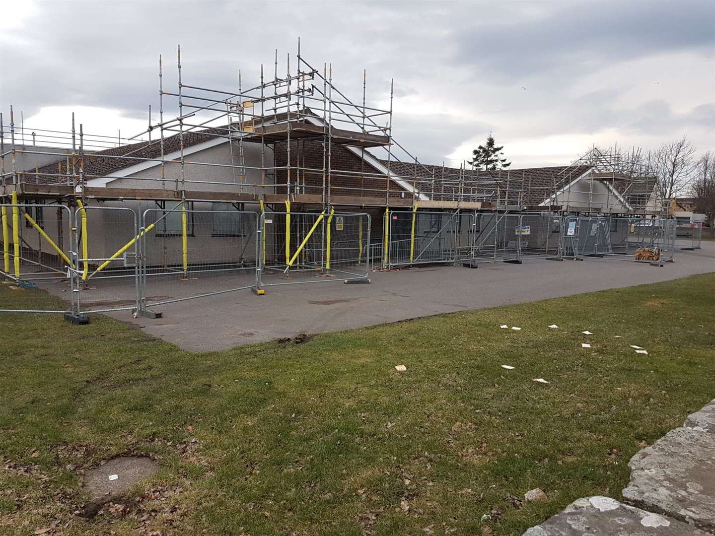 Pilmuir's roof is being re-tiled over the Easter holidays.