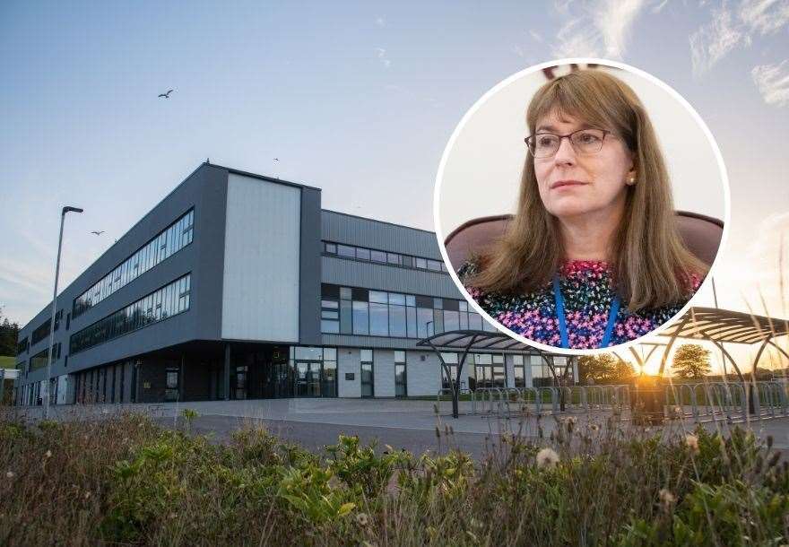 The fund, which generates money through an investment in Elgin High School's private finance deal, handed out no grants in Moray. Inset, Forres Councillor and leader of Moray Council Kathleen Robertson has expressed concern.