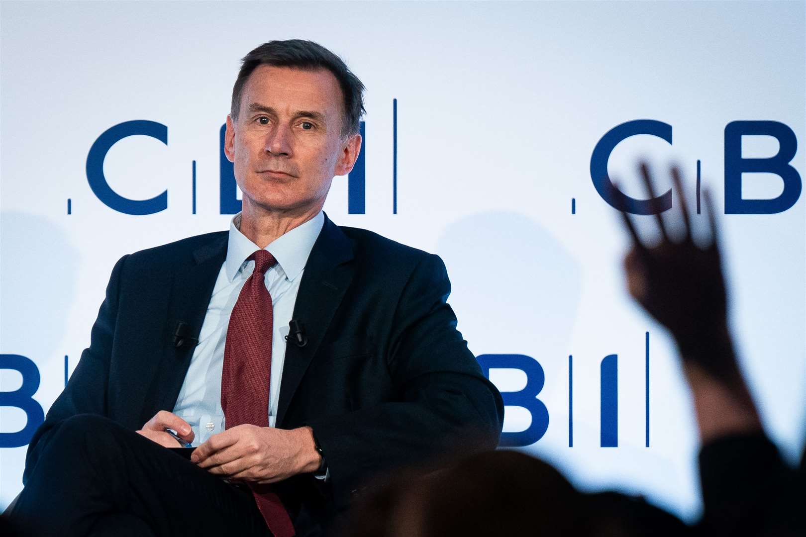 Chancellor Jeremy Hunt said some of the pro-Palestine protests had crossed a line (Aaron Chown/PA)