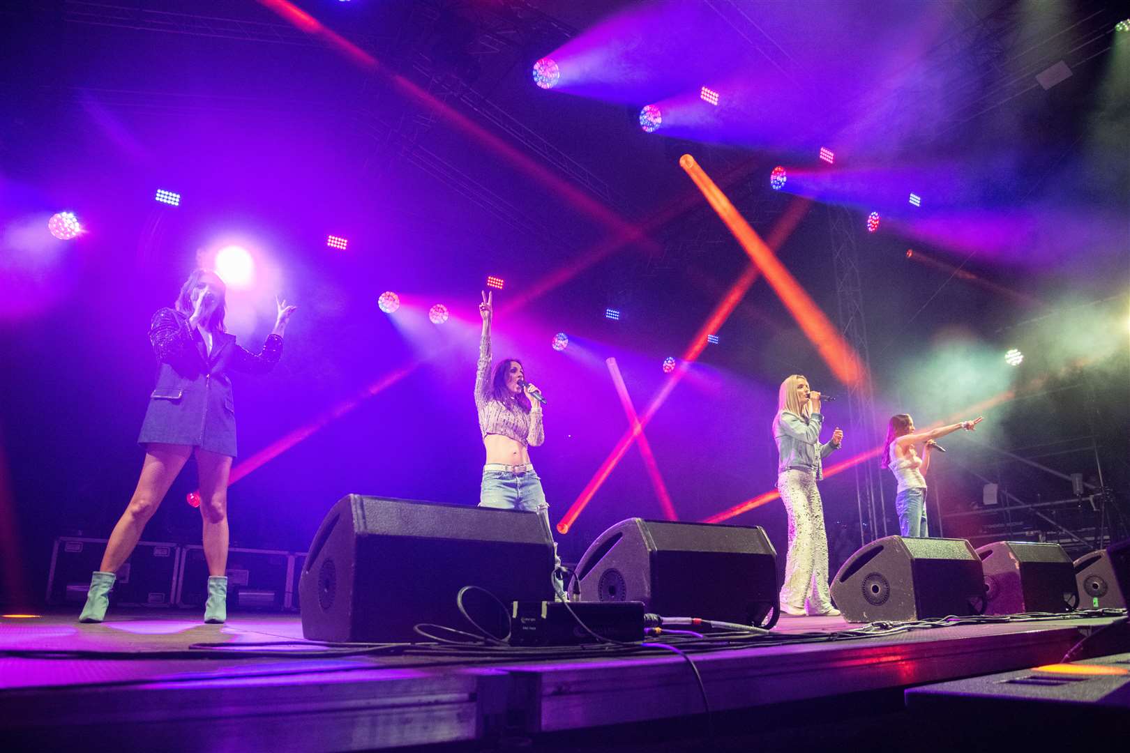 Crowds were B*Witched by the Irish girl group. Picture: Daniel Forsyth
