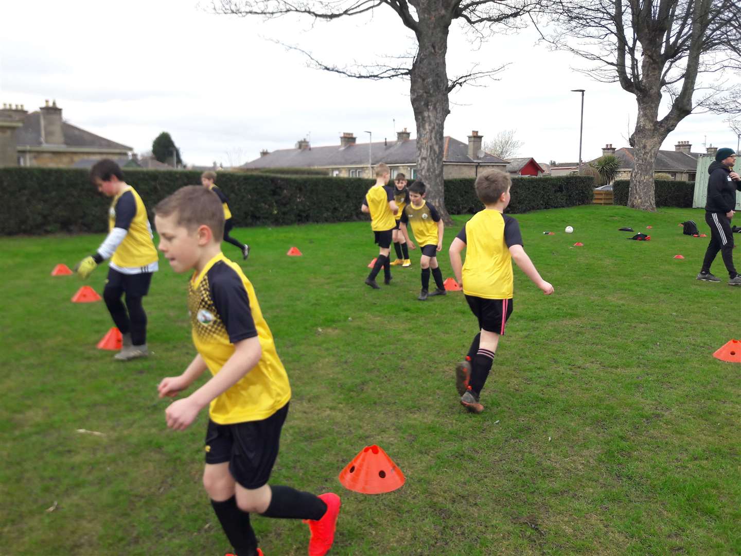 Cans' youth training carried out with all Covid restrictions in place
