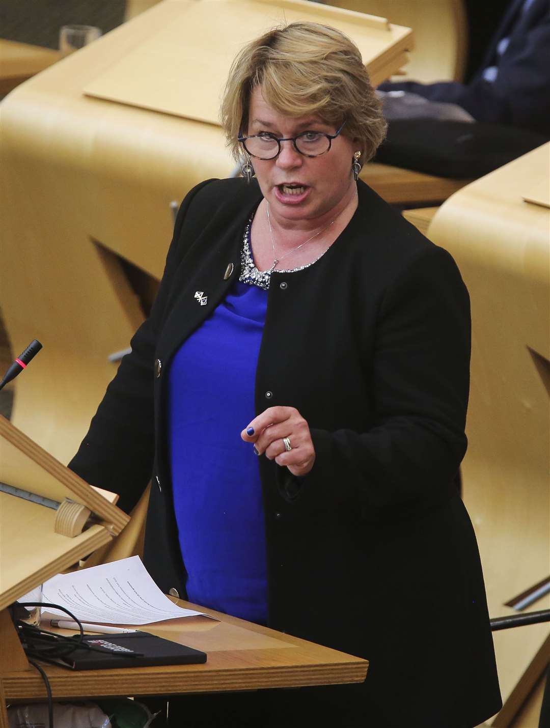 SNP MSP Michelle Thomson is managing Kate Forbes’s campaign (Fraser Bremner/Scottish Daily Mail/PA)