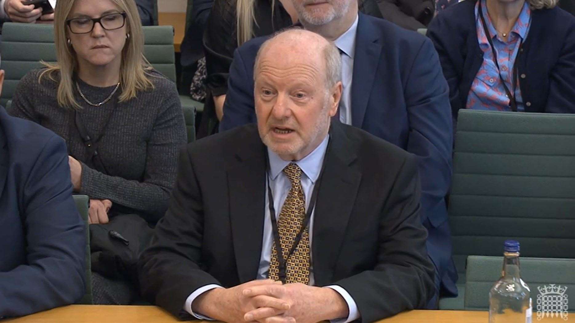 Alan Bates gives evidence to the Business and Trade Select Committee (House of Commons/UK Parliament/PA)