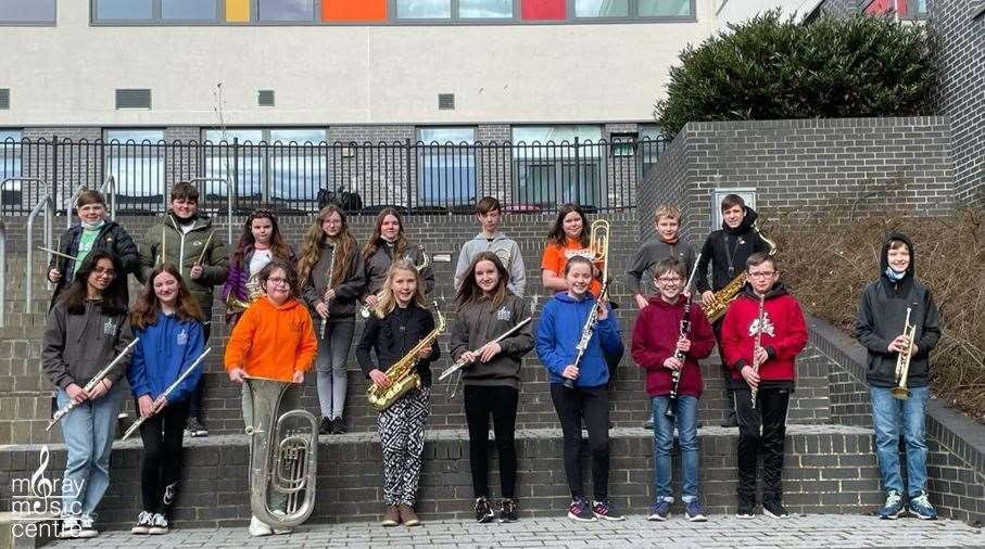 The Fraser Cup was the Junior Wind Band's reward for a good day's work.