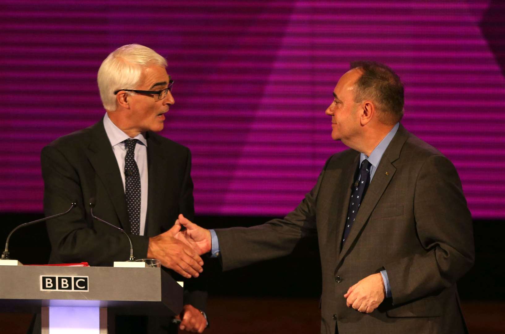 Alistair Darling campaigned against Alex Salmond, the then Scottish first minister, in the run-up to the 2014 independence referendum (PA)