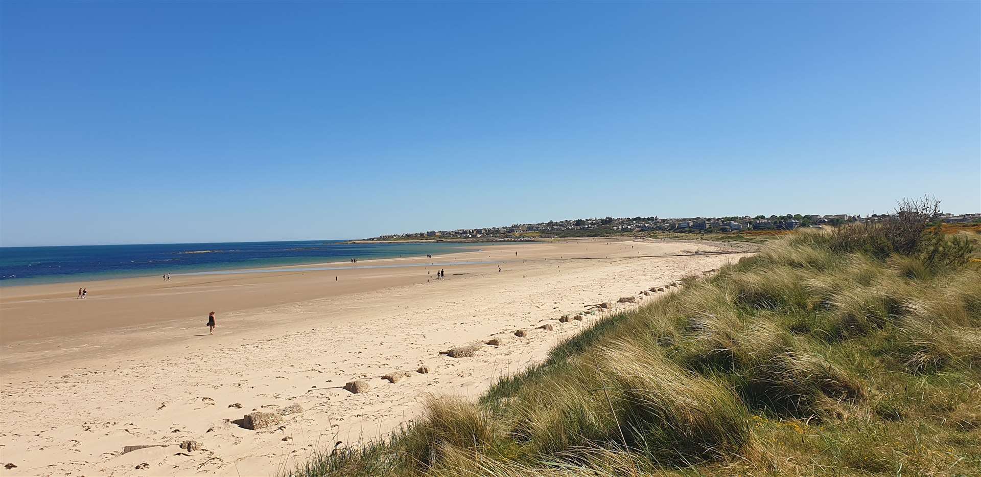 The west beach in Lossiemouth.