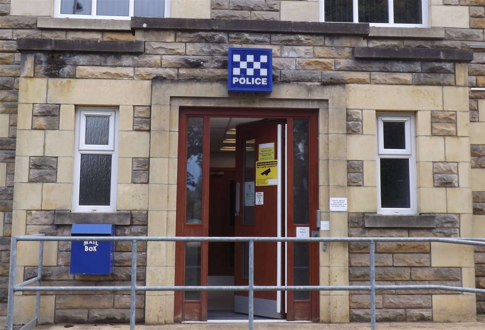 Forres Police Station public counter is open Monday to Friday.