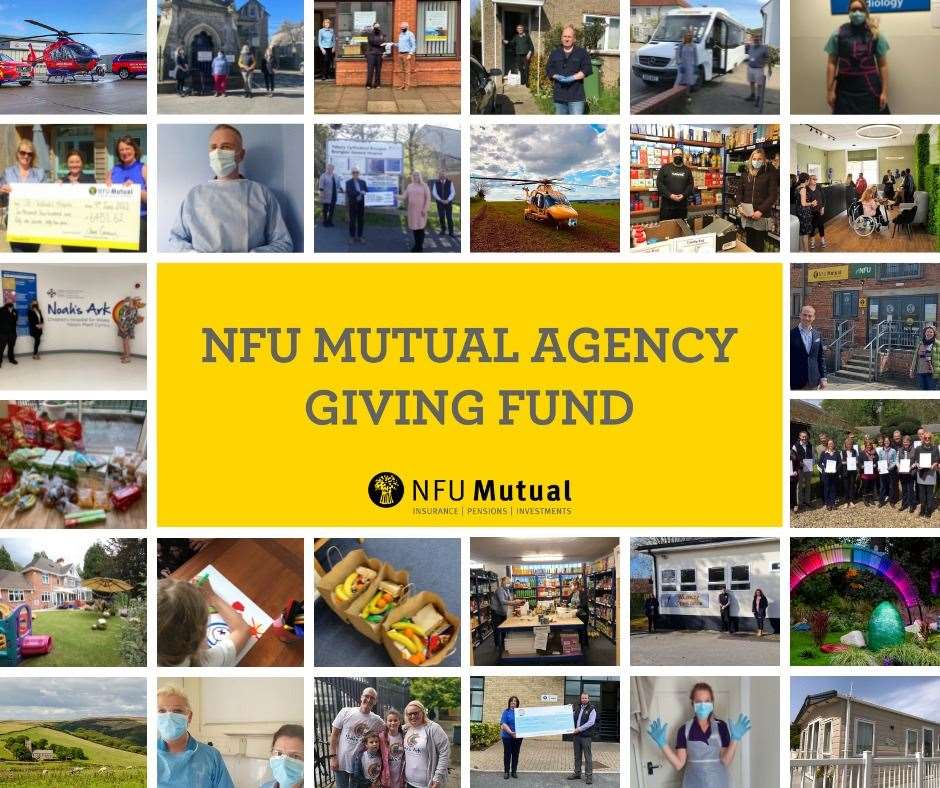 NFU Mutual have pledge £3.25 million to charity over the course of this year.