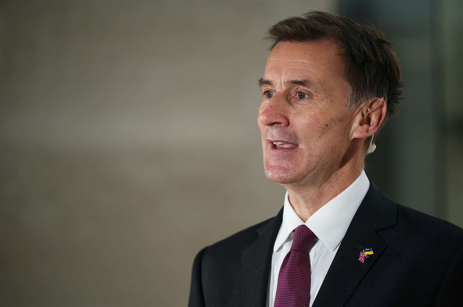 Jeremy Hunt said there is a ‘clear plan’ to halve inflation (Aaron Chown/PA)