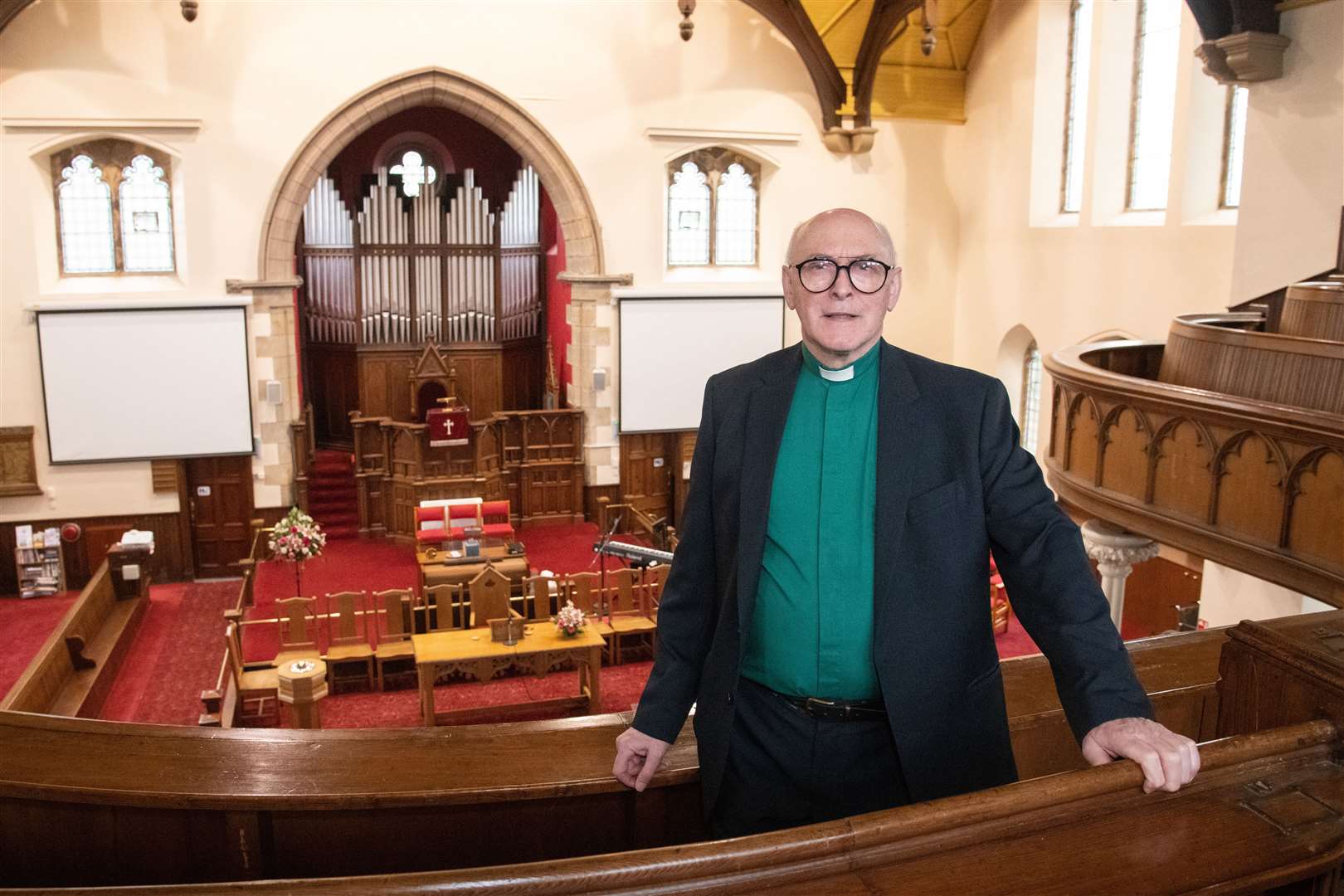 Reverend Donald Prentice is retiring after decades of service. Picture: Daniel Forsyth