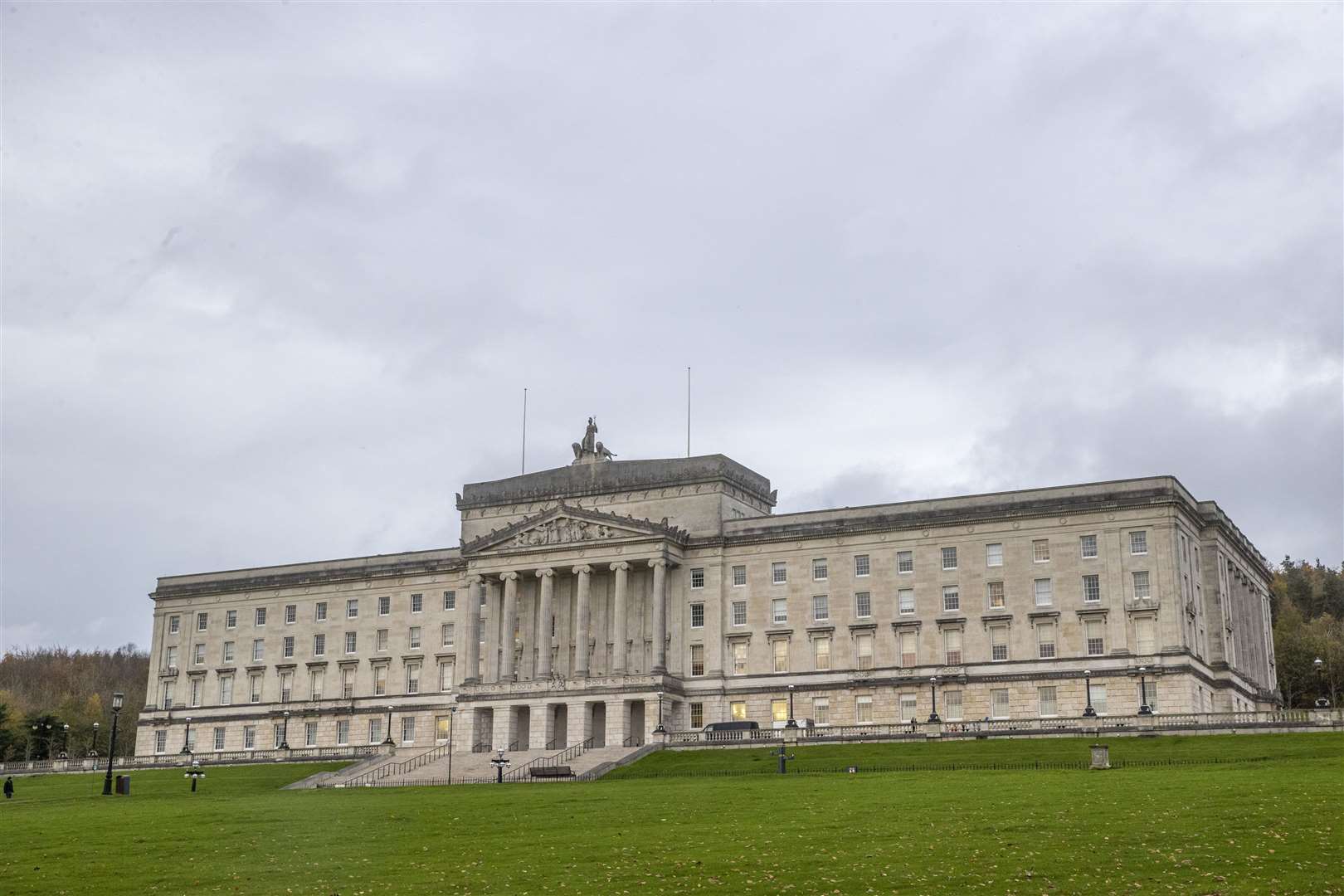 An opinion poll has suggested two thirds of people would like to see the Stormont executive return (Liam McBurney/PA)