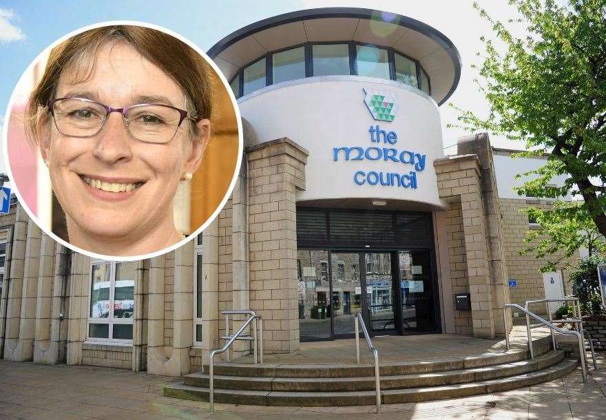 Moray council will be setting a default increase in the charges for some services. Inset: Council Leader Councillor Kathleen Robertson.