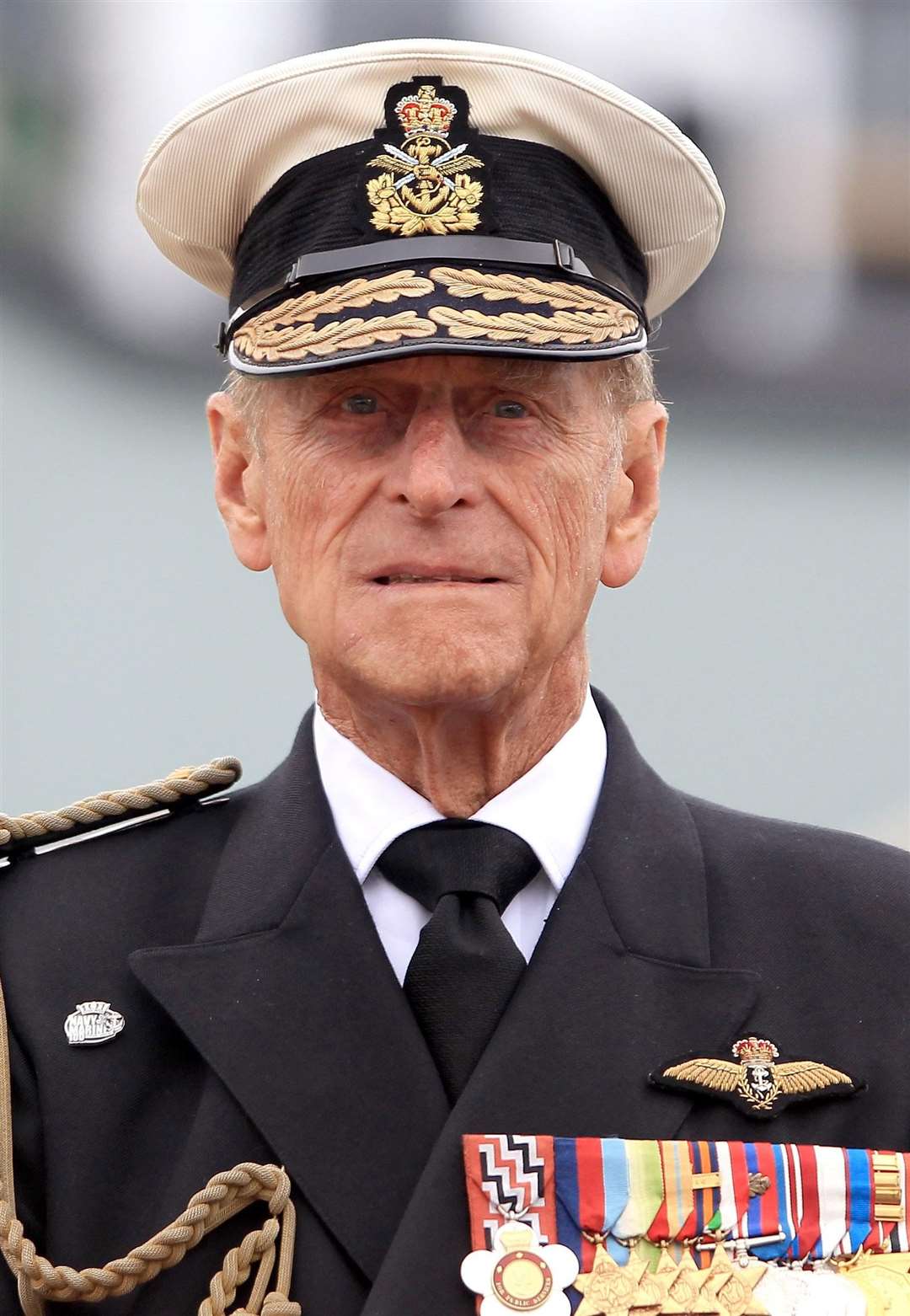 The Duke of Edinburgh in his Naval cap (Chris Jackson/PA)