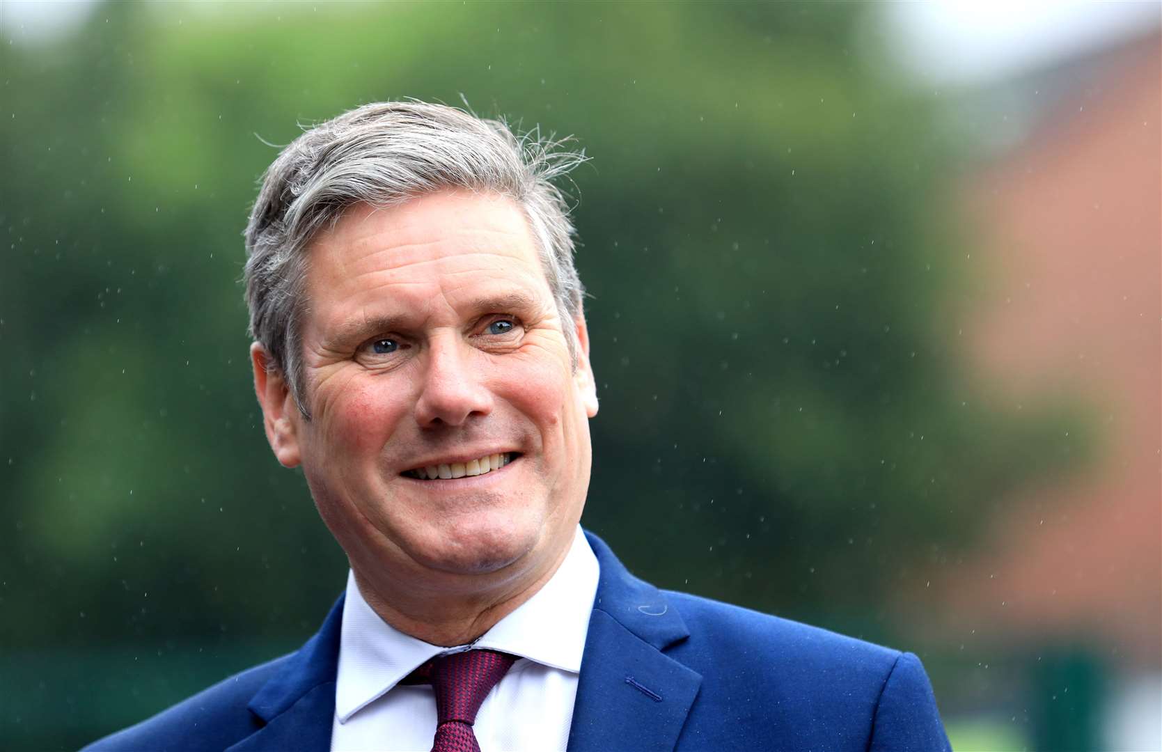 Sir Keir Starmer dismissed a pledge to provide a named officer for crime victims as a gimmick (Peter Morrison/PA)