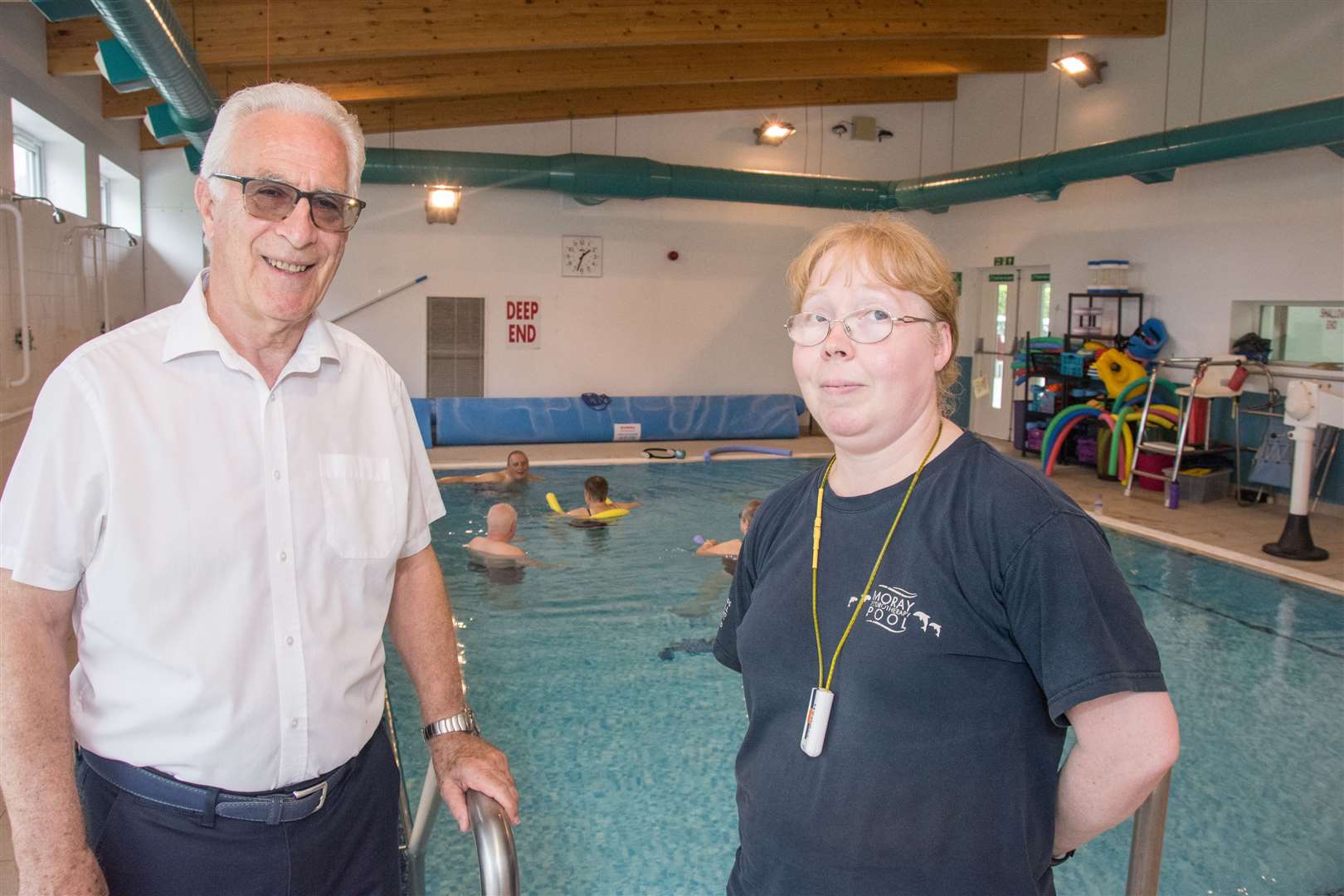 Hydropool trust chairman Chris Combe and supervisor Barbara Stuart arelooking forward to welcoming customers back to the facility.