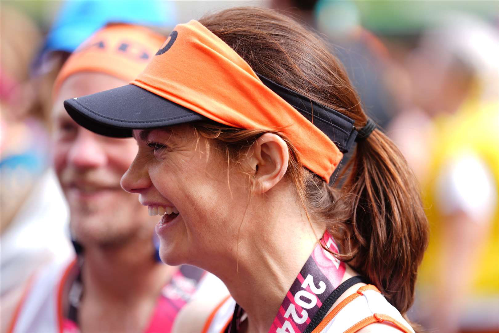 Ruth Wilson after finishing the TCS London Marathon (John Walton/PA)