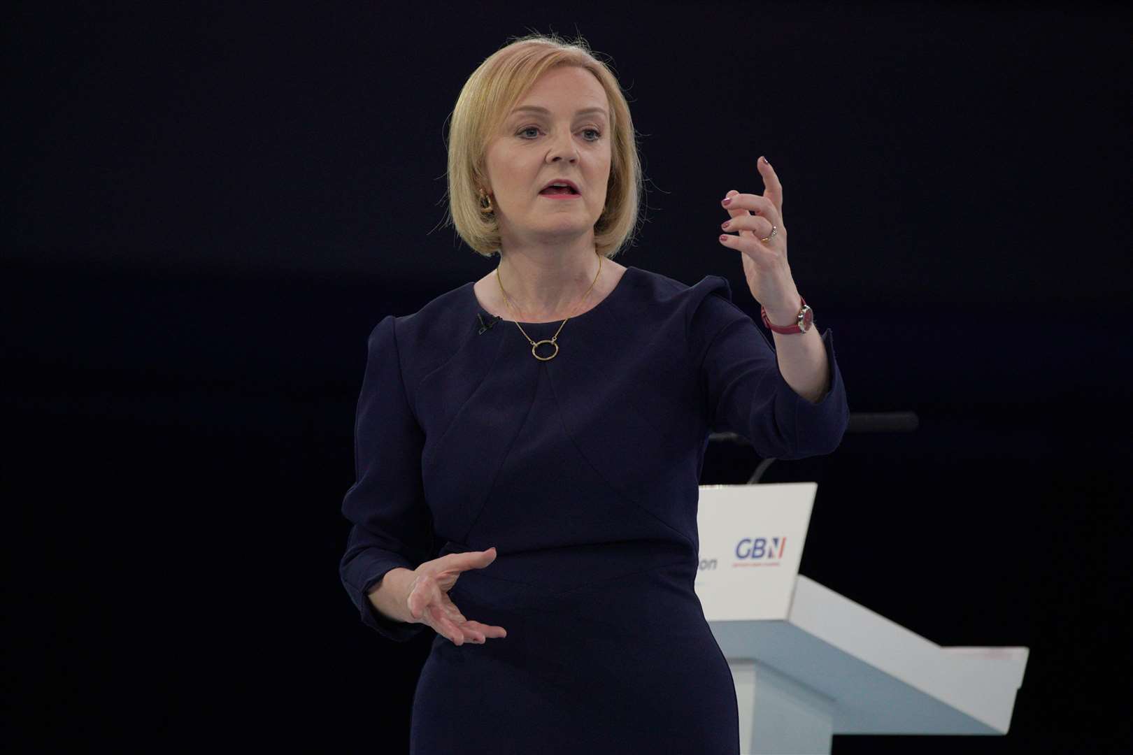 Liz Truss has proposed a moratorium on green energy levies (Peter Byrne/PA)