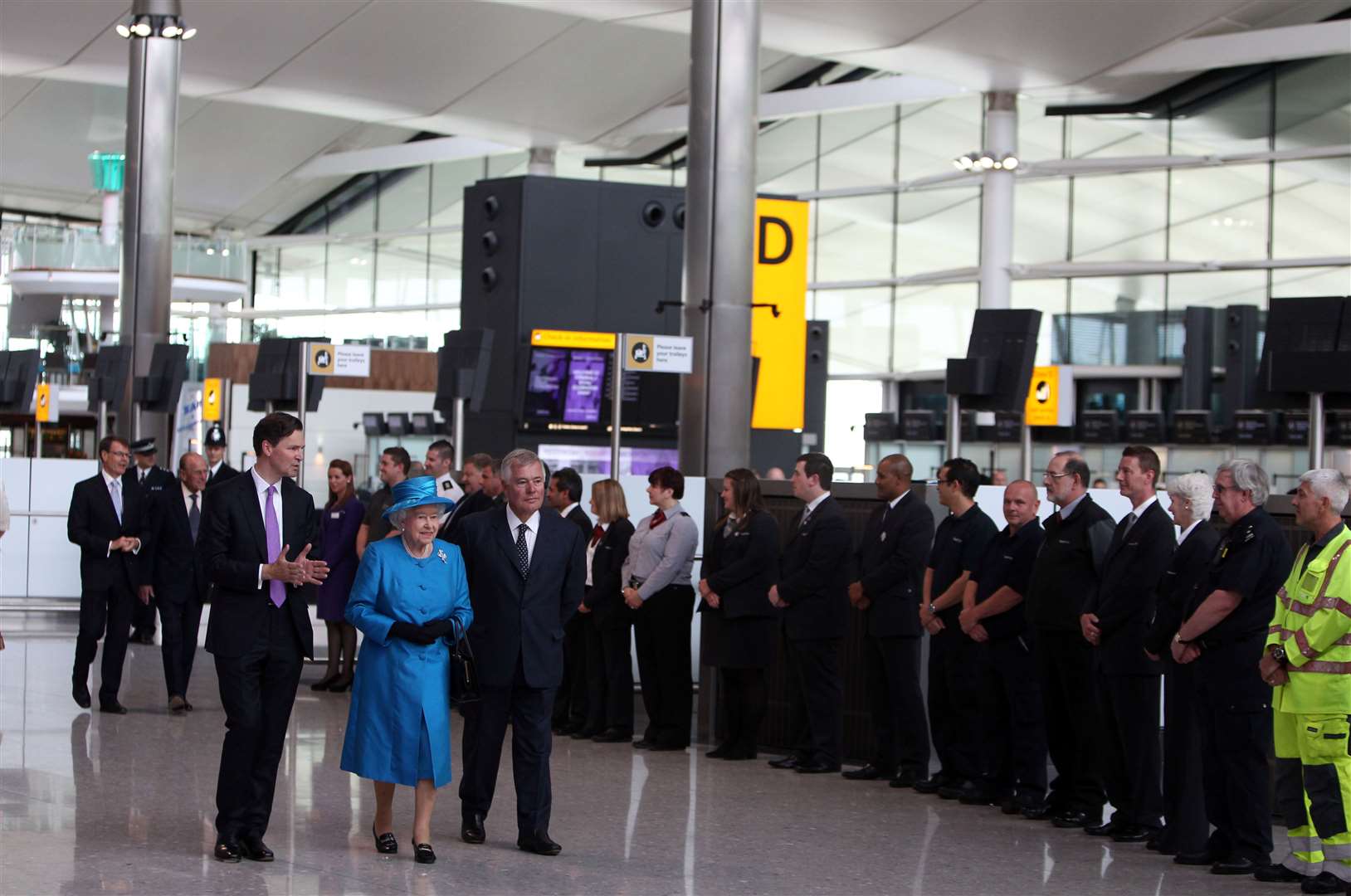 The Queen opened the rebuilt Terminal 2 in 2014 (Steve Parsons/PA)