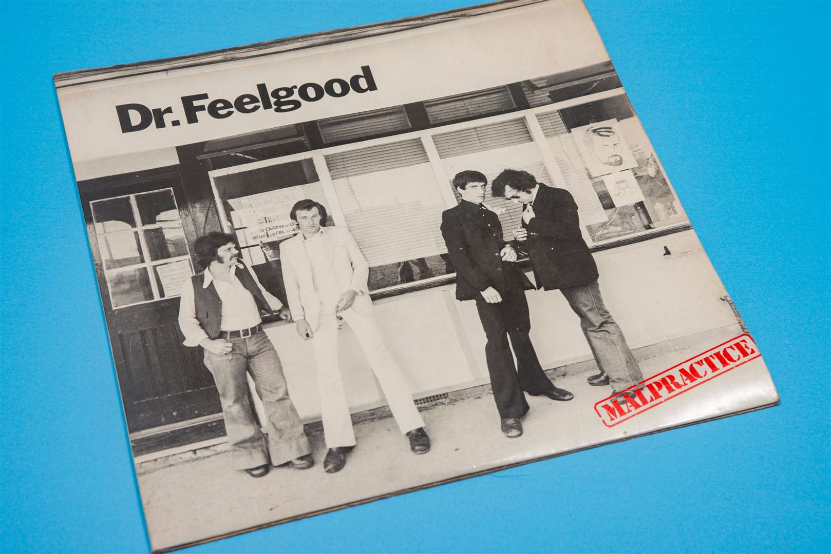 Dr Feelgood’s 1975 album Malpractice on vinyl (Rob Wilkinson/Alamy/PA)