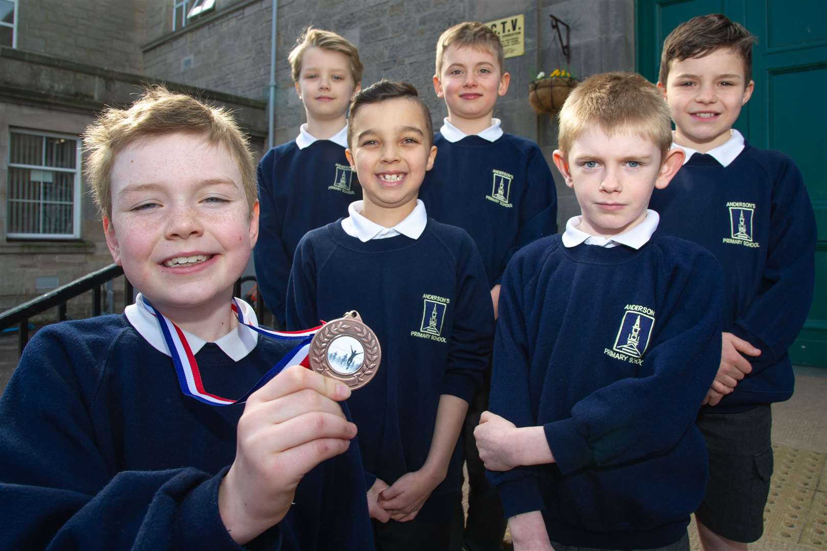 Anderson's P4/5 Boys came 3rd in the Moray Schools Cross Country event.