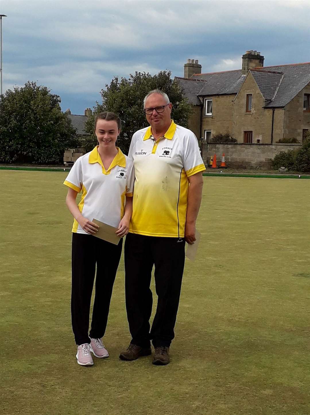 Alana Coutts and Malcolm Swinswood were beaten semi-finalists in Burghead.