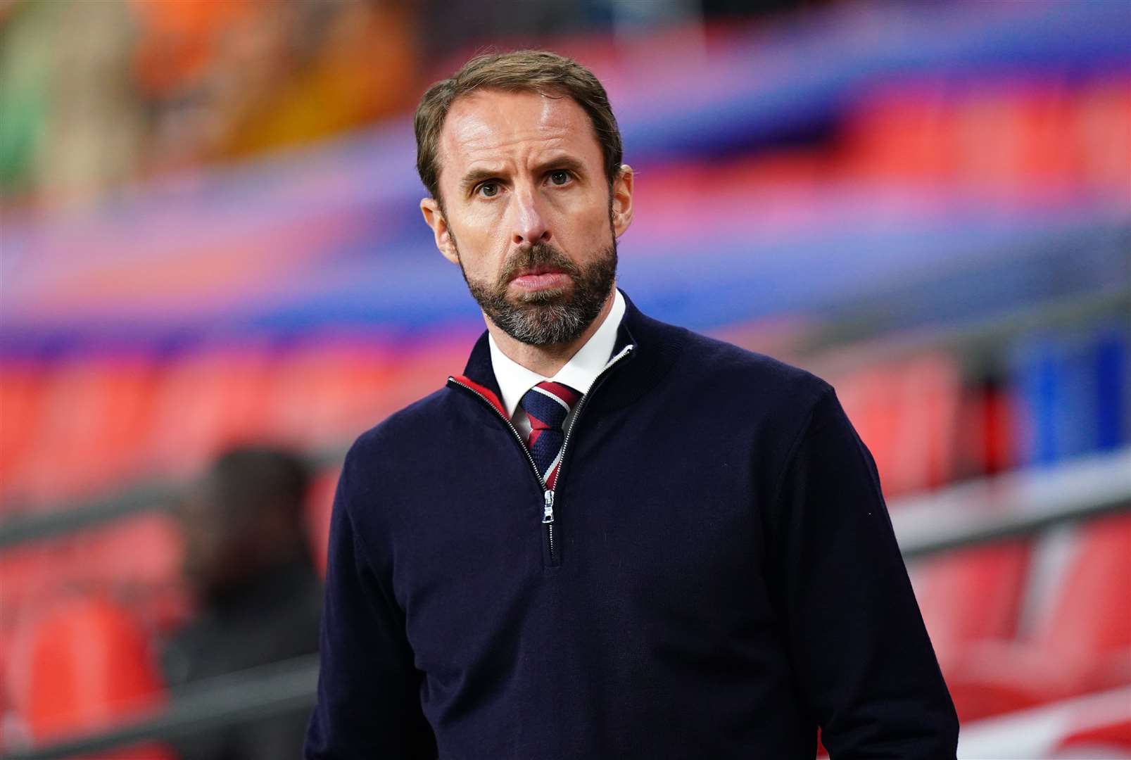 Gareth Southgate’s England team have earned their place at the World Cup in Qatar (Adam Davy/PA)