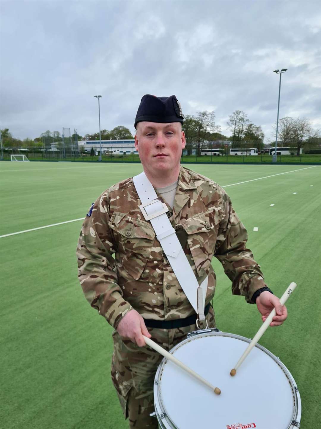 Fusilier Declan Tytler will be among the soldiers performing at the coronation (Royal Regiment of Scotland/PA)