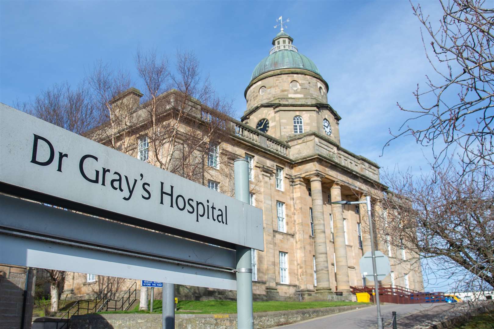 Dr Gray's Hospital in Elgin. Picture: Daniel Forsyth..