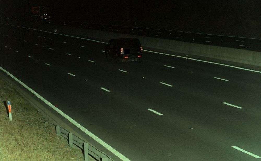 Mr Jenrick’s Land Rover was caught by a speed camera on the M1 southbound in Northamptonshire (Northamptonshire Police/PA)