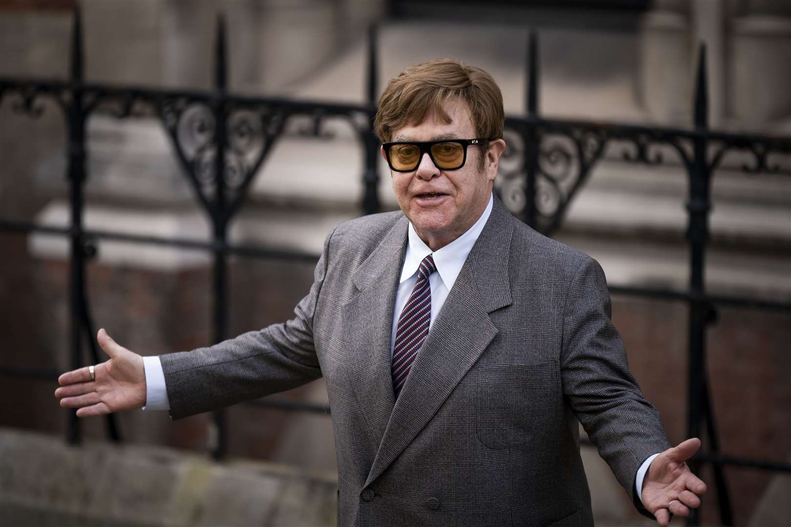 Sir Elton John, who is also bringing a claim against Associated Newspapers, previously attended a hearing at the Royal Courts Of Justice in London (Aaron Chown/PA)