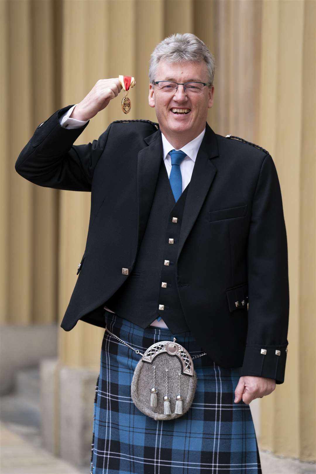 Sir David MacMillan after being knighted at Buckingham Palace (Kirsty O’Connor/PA Wire)