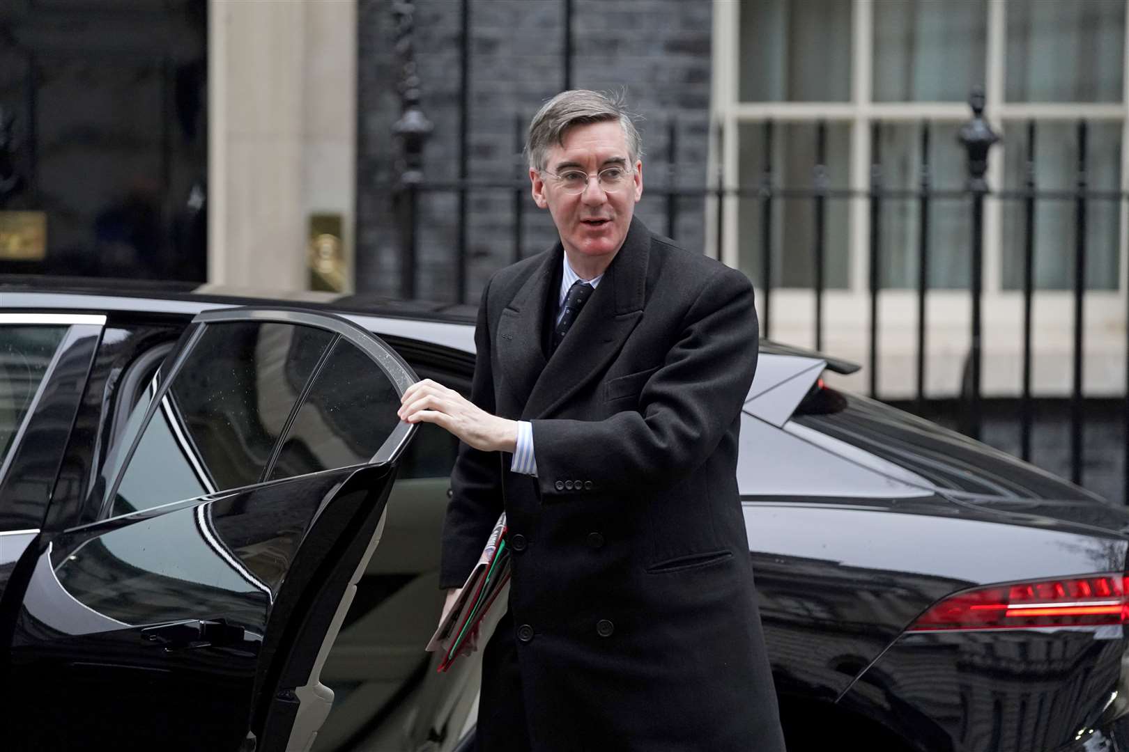 Jacob Rees-Mogg suggested any attempt to remove Mr Johnson from Downing Street would lead to a general election (Stefan Rousseau/PA)