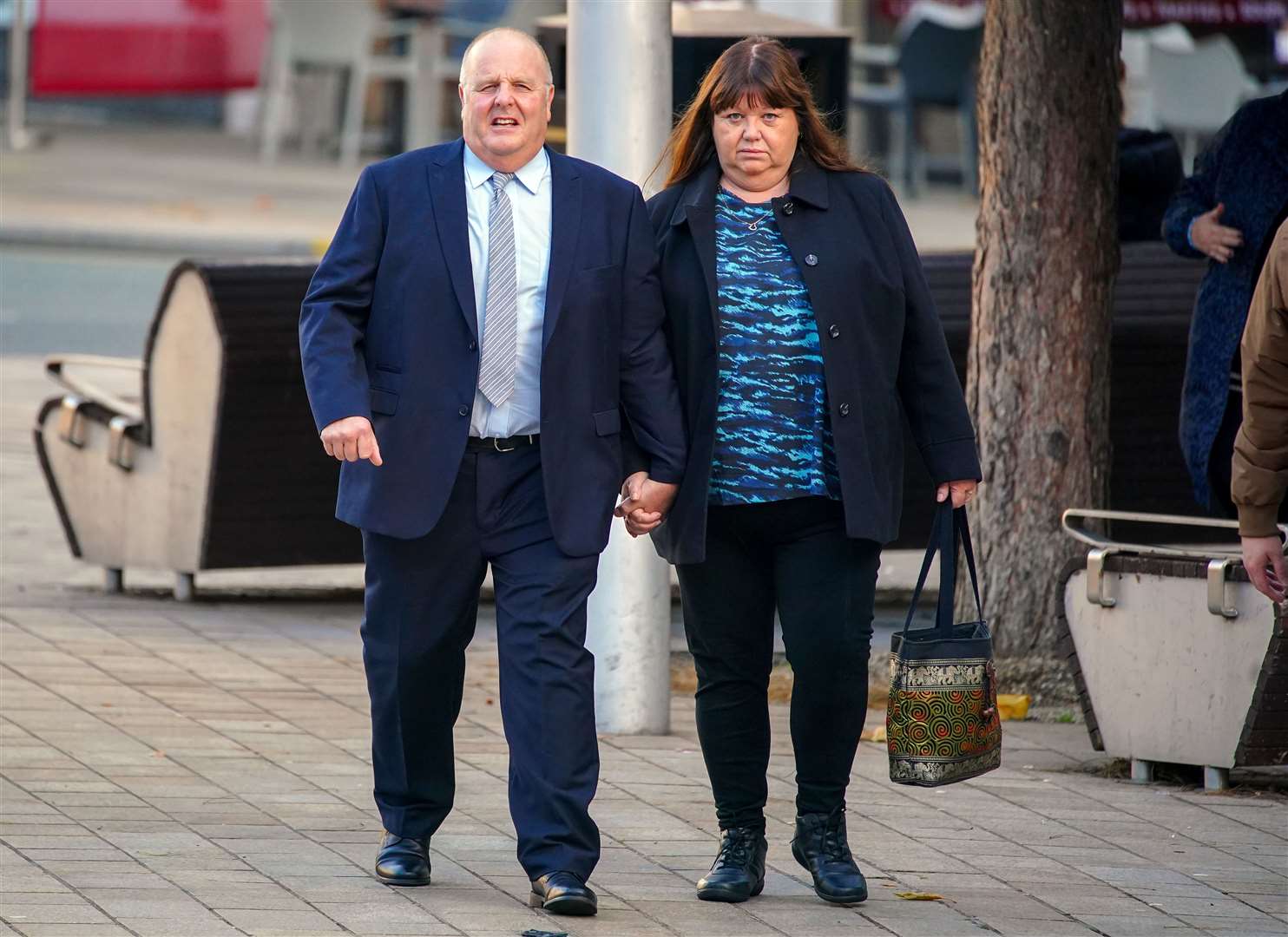 Fairhurst, left, is charged with gross negligence manslaughter and failing to discharge general health and safety duty at work (Peter Byrne/PA)