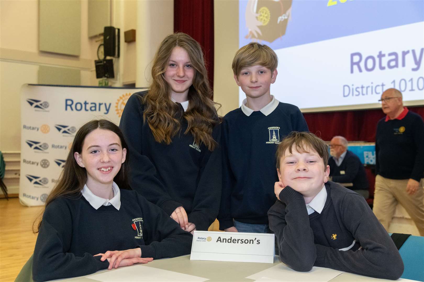 Pupils from Anderson's Primary School competed on behalf of Forres. Picture: Beth Taylor