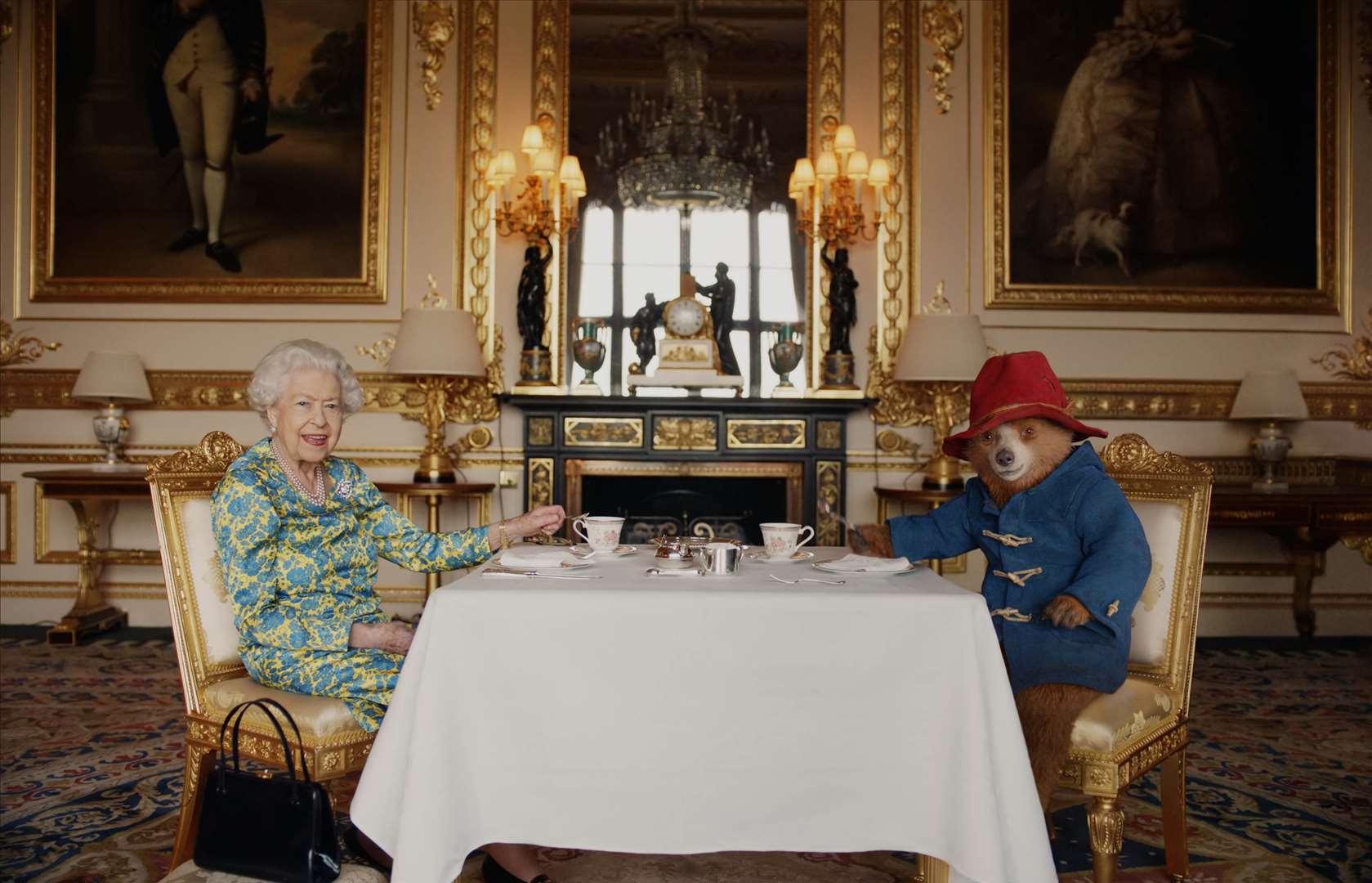 The Queen and Paddington (Buckingham Palace/ Studio Canal/BBC Studios/Heyday Films/PA)
