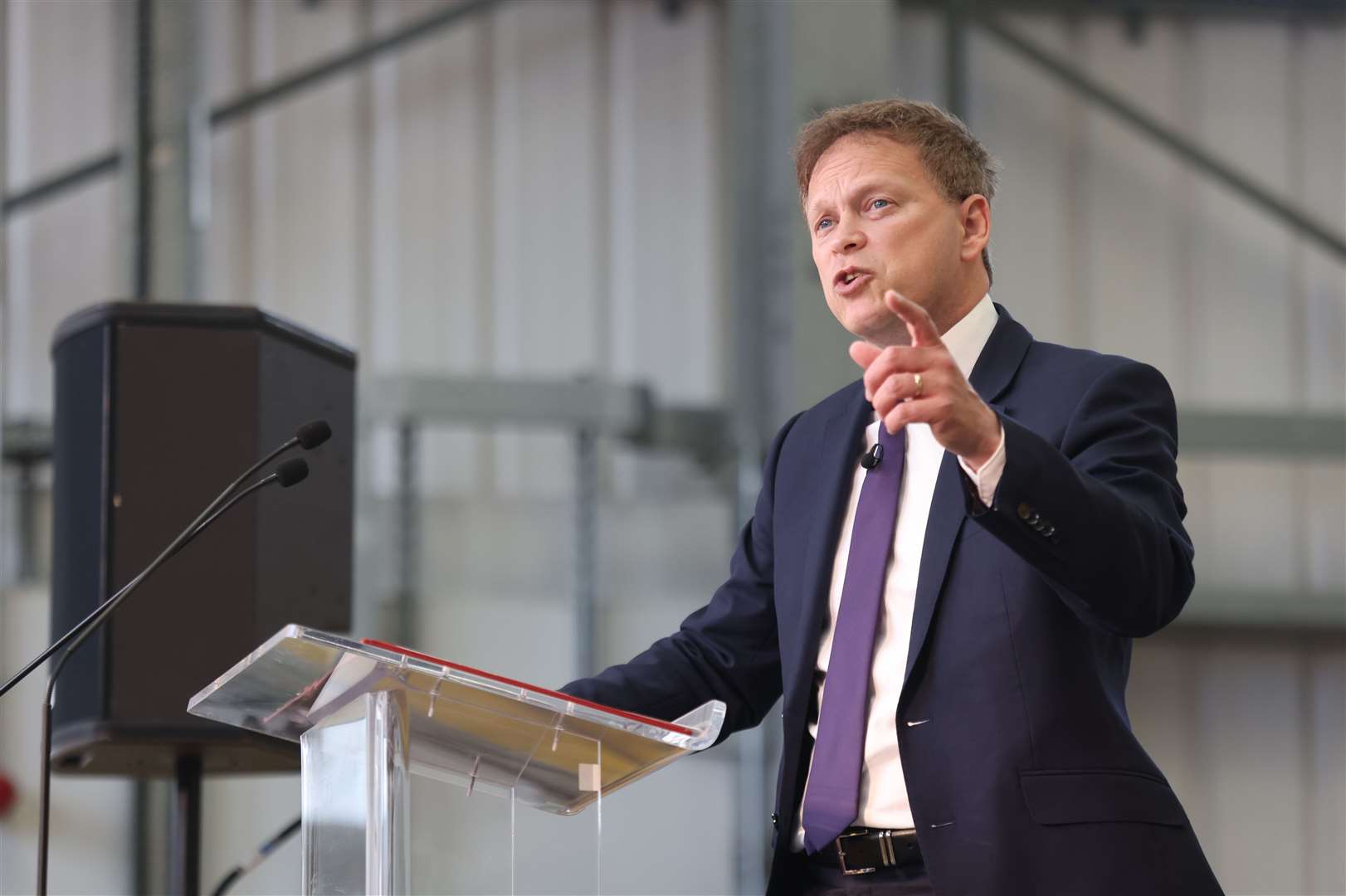 Transport Secretary Grant Shapps said the strike will cause misery for passengers (PA)