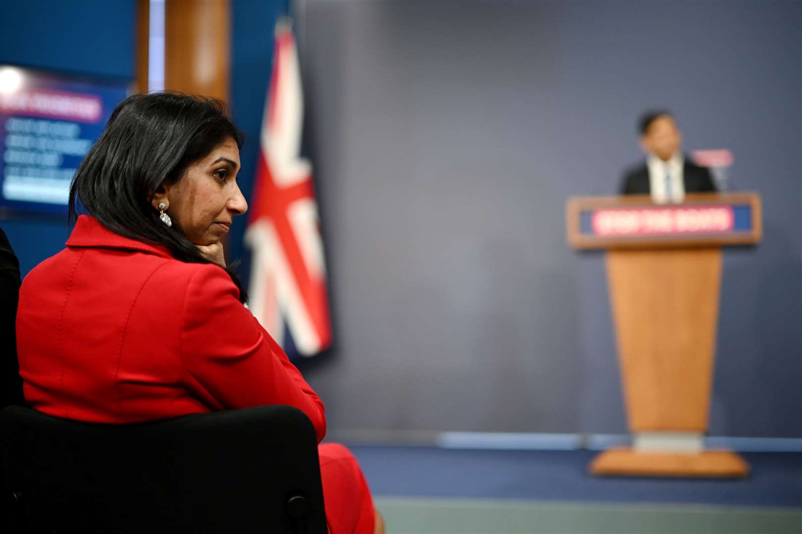 Home Secretary Suella Braverman is doing a bad job according to 38% of those asked, up slightly from 37% last month (Leon Neal/PA)
