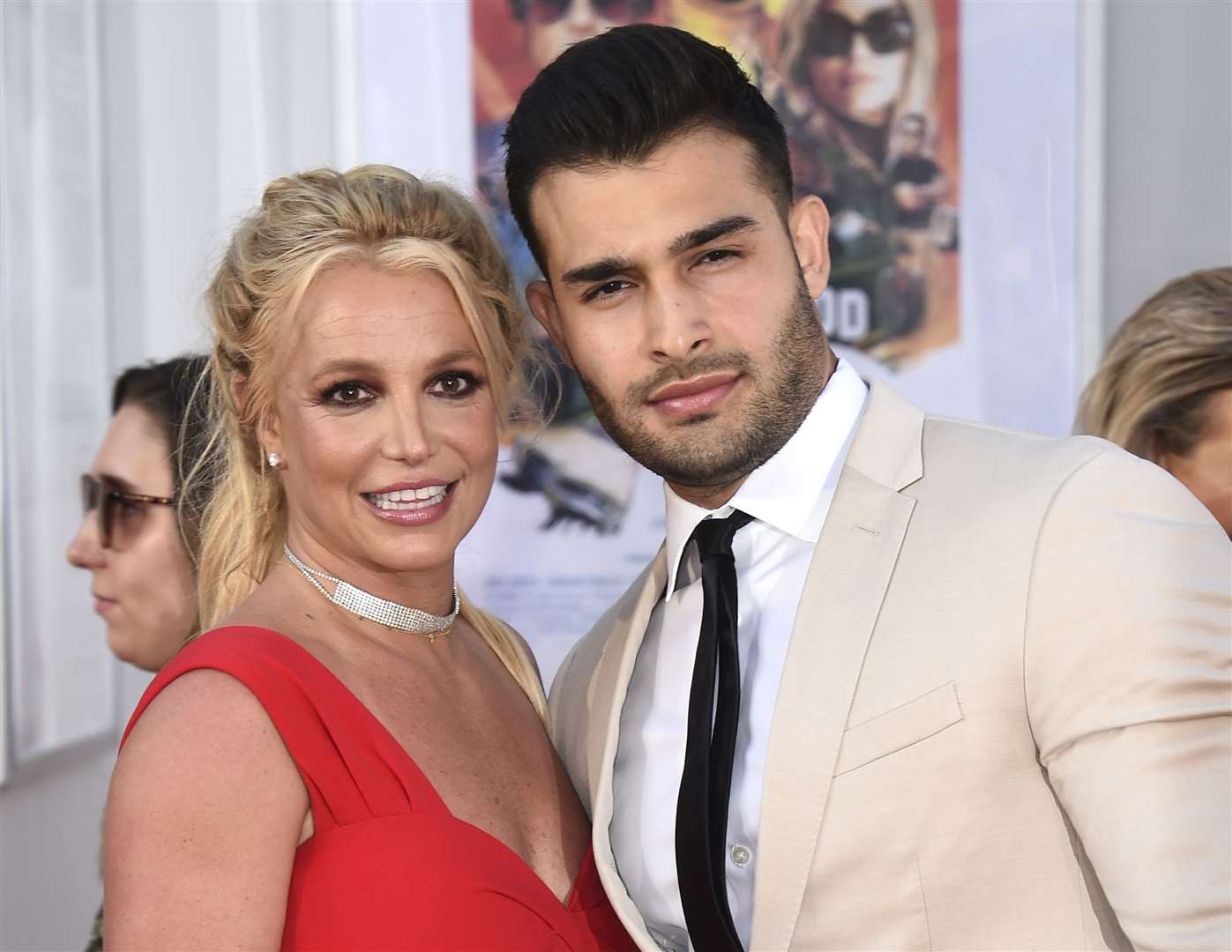 Alexander attempted to crash the wedding of Britney Spears and Sam Asghari (pictured) last Thursday (Jordan Strauss/AP)