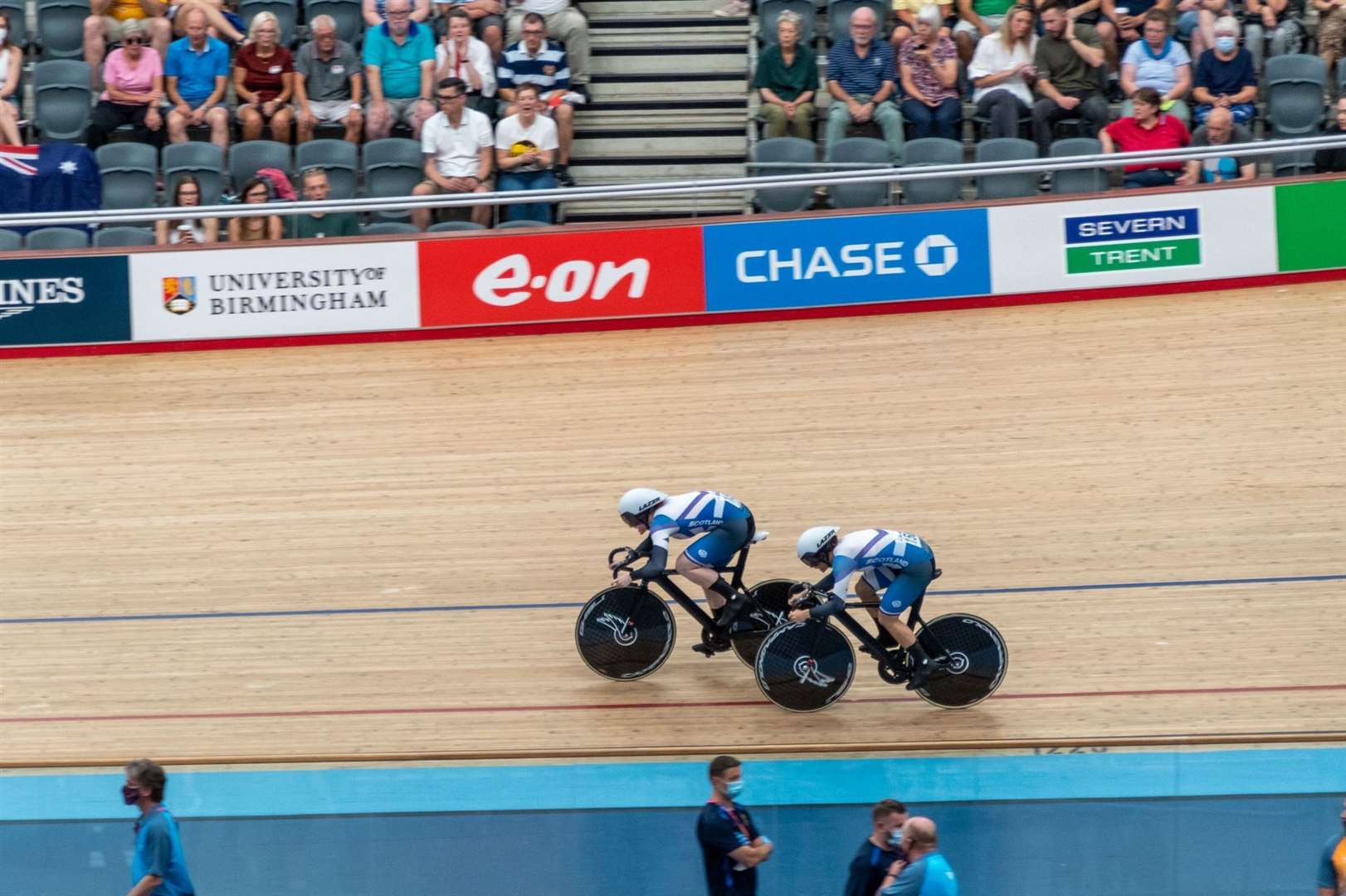Racing ahead for Scotland at the Commonwealth Games.