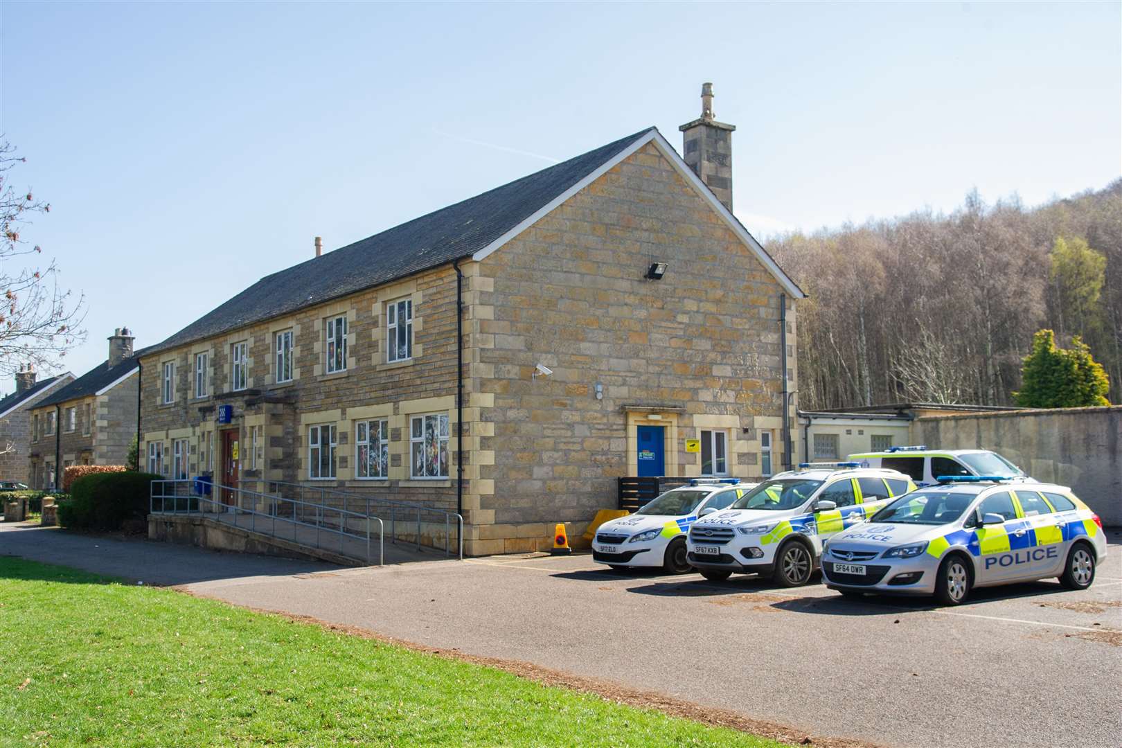 Forres Police Station on Victoria Road. Picture: Highland News & Media.