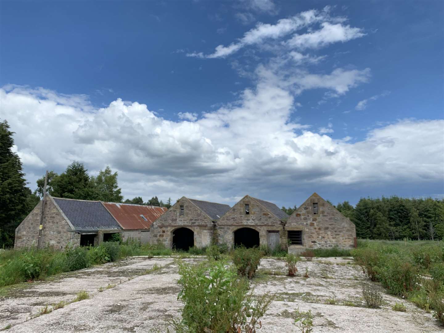 Existing barns at Wester Green Steading will be converted.