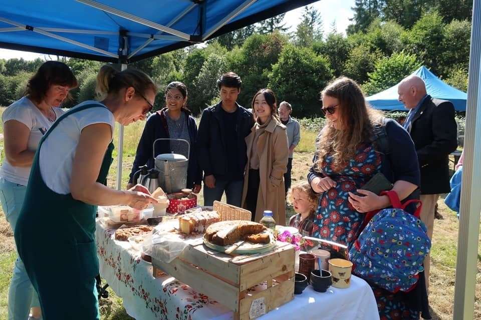 Homemade food and drink at the event last summer.