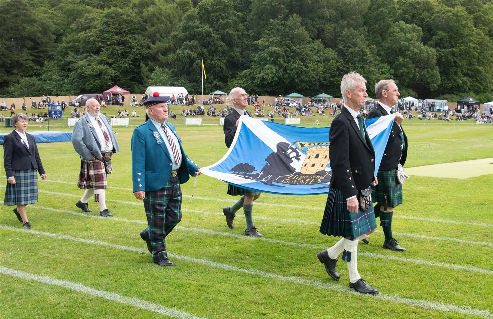 The opening parade last year. Picture: Daniel Forsyth
